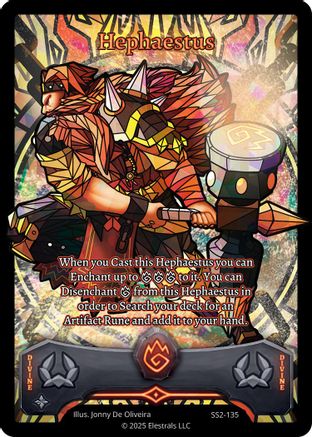 Image of Hephaestus (Full Art) (SS2-135) - Shattered Stars Chapter 2 SS2 Holo