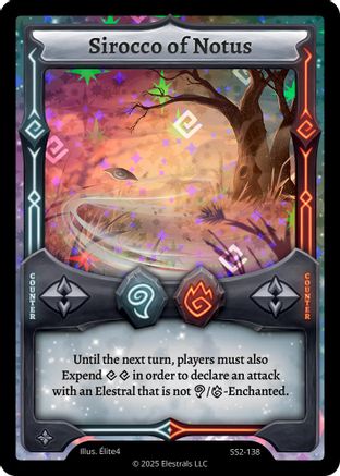Image of Sirocco of Notus (SS2-138) - Shattered Stars Chapter 2 SS2 Holo
