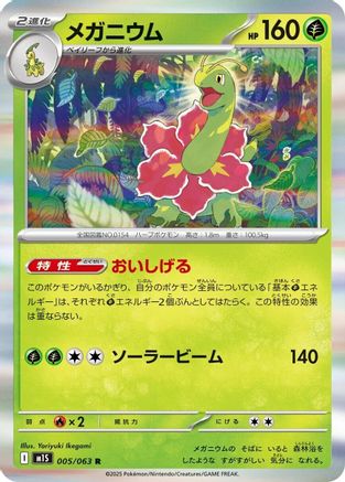 Image of Meganium (005/063) - m1S Mega Symphonia Holofoil