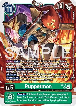 Image of Puppetmon (EX10-020) - Sinister Order Foil