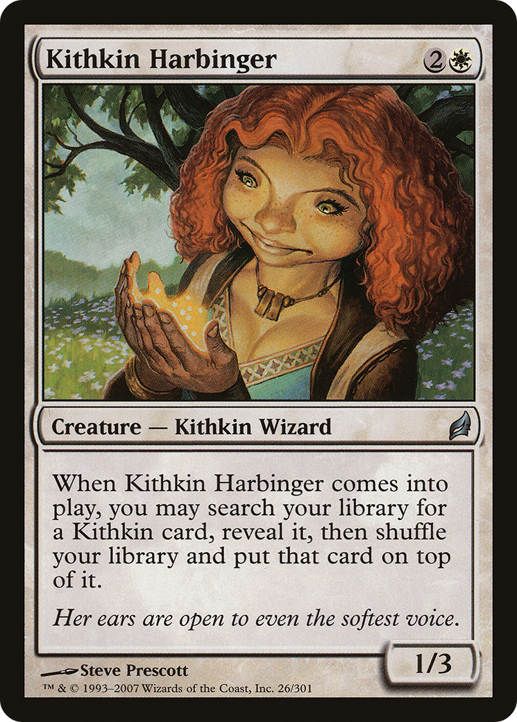 Image of Kithkin Harbinger (LRW-026) - Lorwyn
