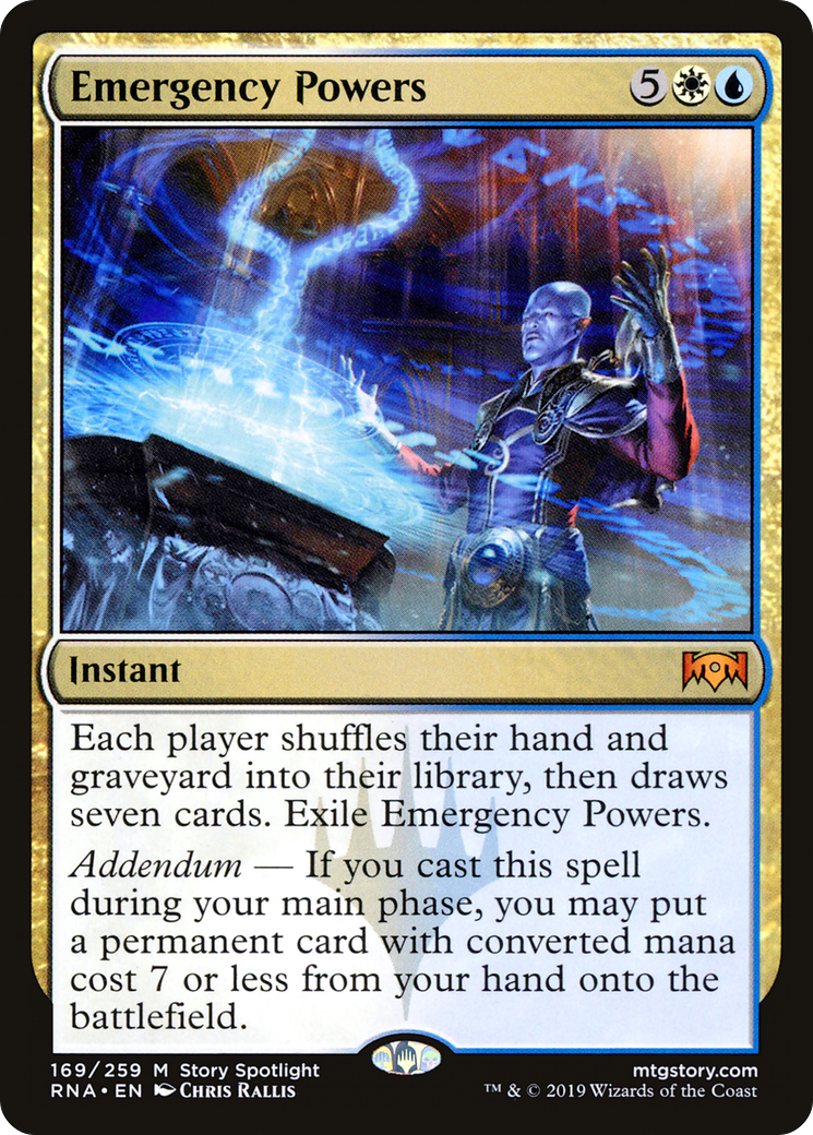 Image of Emergency Powers (RNA-169) - Ravnica Allegiance