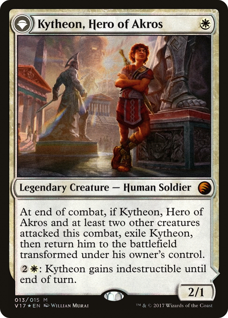 Image of Kytheon, Hero of Akros (V17-013) - From the Vault: Transform: (originpwdfc) Foil