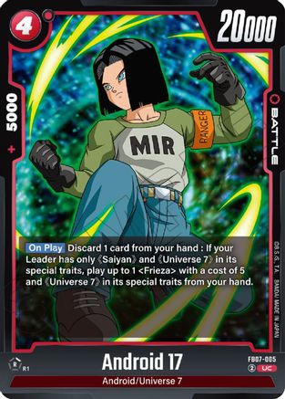 Image of Android 17 (FB07-005) - Wish For Shenron