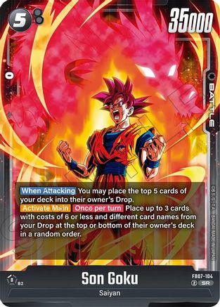 Image of Son Goku - FB07-104 (FB07-104) - Wish For Shenron Holofoil