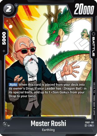 Image of Master Roshi (FB07-101) - Wish For Shenron Holofoil