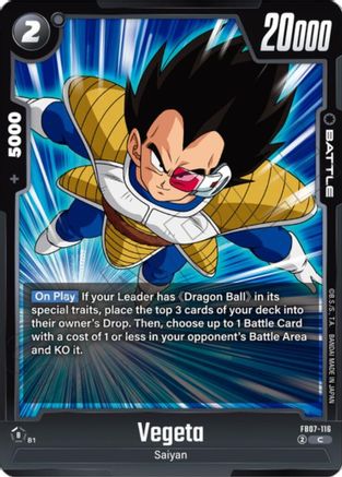 Image of Vegeta (FB07-116) - Wish For Shenron