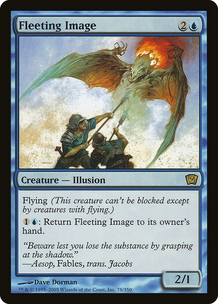 Image of Fleeting Image (9ED-78★) - 9th Edition Foil