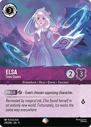 Image of Elsa - Snow Queen (Epic) (210/204) - Fabled Holofoil