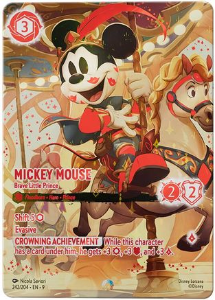Image of Mickey Mouse - Brave Little Prince (Iconic) (242/204) - Fabled Holofoil