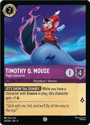 Image of Timothy Q. Mouse - Flight Instructor (47/204) - Fabled Cold Foil