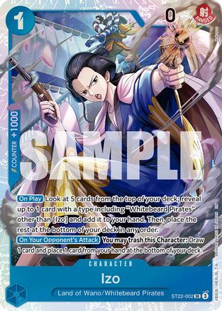 Image of Izo (ST22-002) - Starter Deck 22: Ace & Newgate Foil