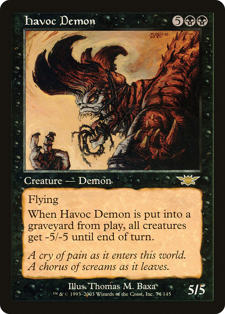 Image of Havoc Demon (LGN-074) - Legions