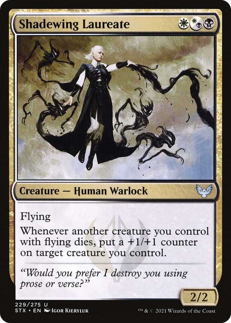 Image of Shadewing Laureate (STX-229) - Strixhaven: School of Mages Foil