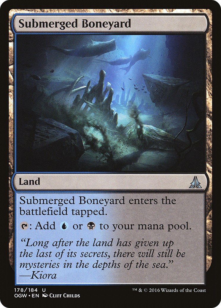 Image of Submerged Boneyard (OGW-178) - Oath of the Gatewatch Foil