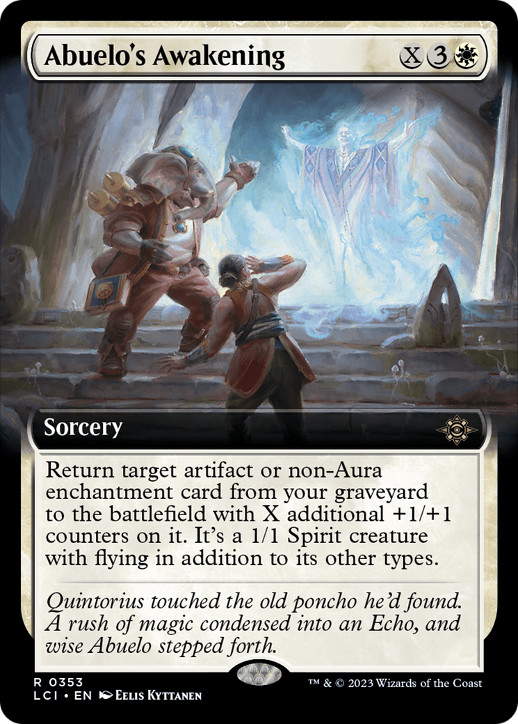 Image of Abuelo's Awakening (Extended Art) (LCI-353) - The Lost Caverns of Ixalan: (Extended Art)