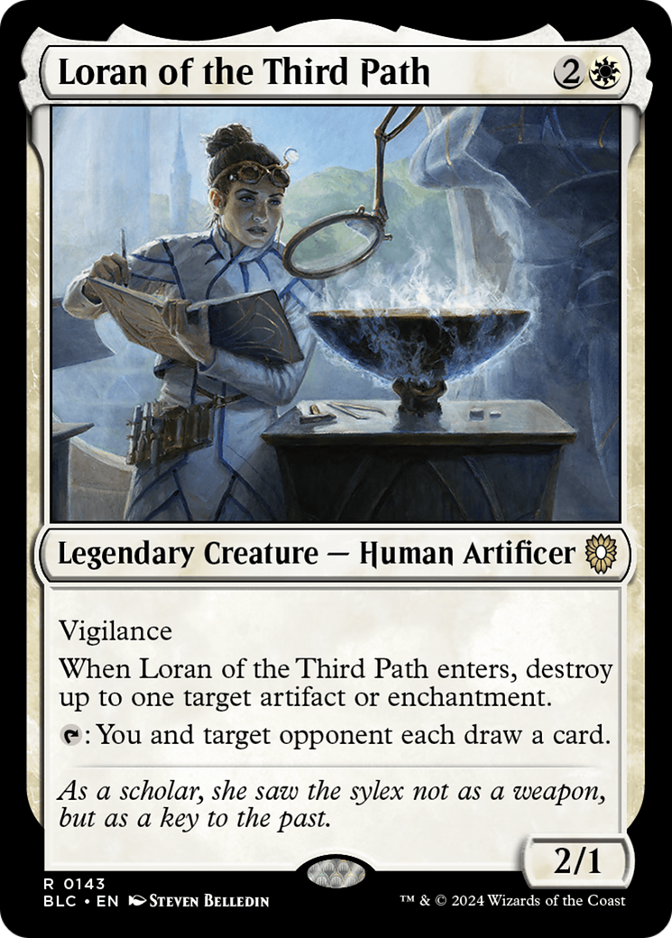 Image of Loran of the Third Path (BLC-143) - Bloomburrow Commander