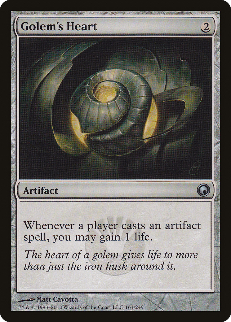 Image of Golem's Heart (SOM-161) - Scars of Mirrodin