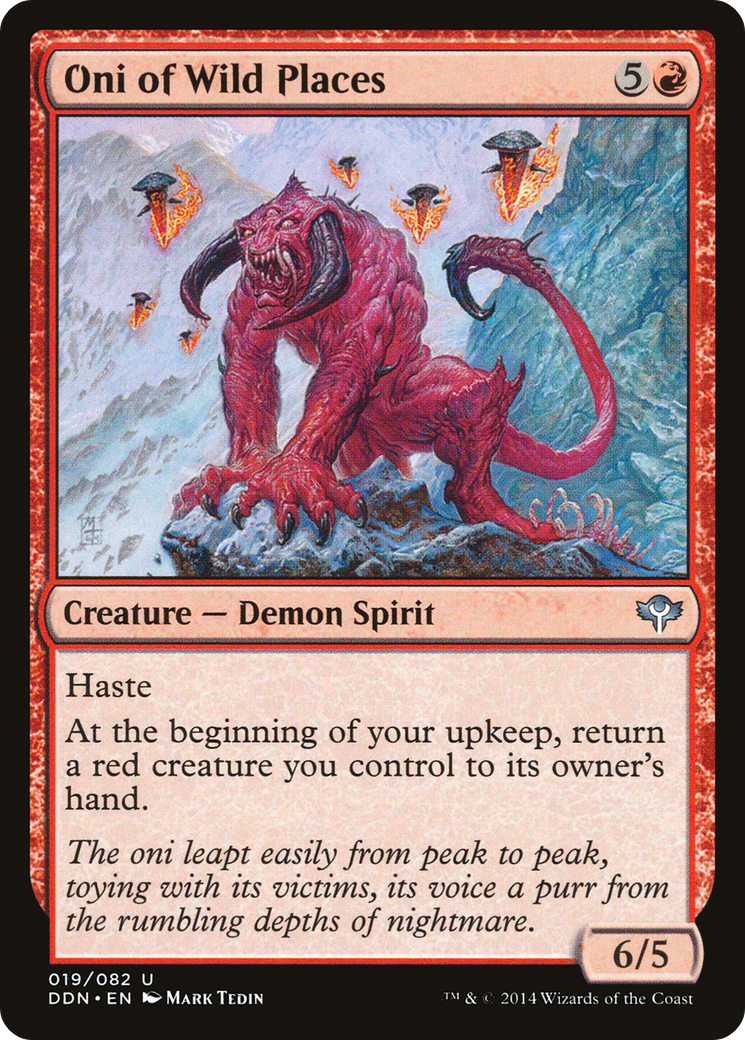 Image of Oni of Wild Places (DDN-019) - Duel Decks: Speed vs. Cunning