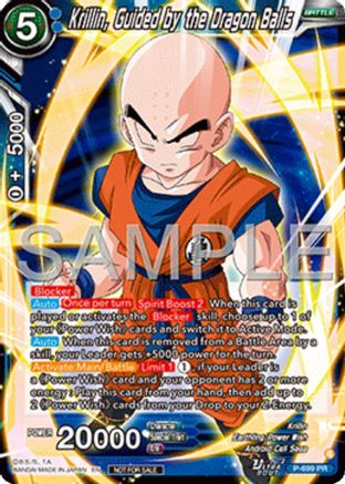 Image of Krillin, Guided by the Dragon Balls (Ultra-Bout Series Tournament Pack Vol.13) (P-699) - Tournament Promotion Cards