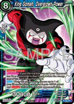 Image of King Gomah, Overgrown Power (Ultra-Bout Series Tournament Pack Vol.13) (P-702) - Tournament Promotion Cards