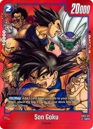 Image of Son Goku - FB05-031 (Limited Pack MANGA Version 01) (FB05-031) - Tournament and Championship Promos Holofoil