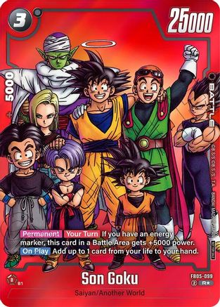 Image of Son Goku - FB05-099 (Limited Pack MANGA Version 01) (FB05-099) - Tournament and Championship Promos Holofoil