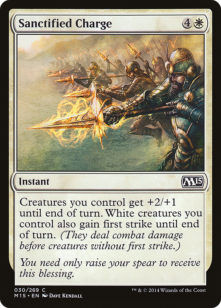 Image of Sanctified Charge (M15-030) - Magic 2015