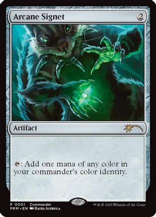 Image of Arcane Signet (CommandFest 2025) (MFP-001) - MagicFest Cards Foil