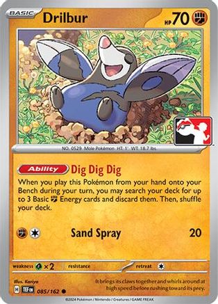 Image of Drilbur 085  - Holofoil Prize Pack Series Cards - Common