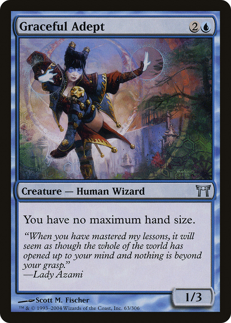 Image of Graceful Adept (CHK-063) - Champions of Kamigawa