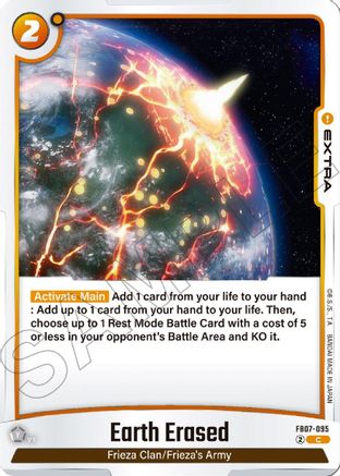Image of Earth Erased (FB07-095) - Wish For Shenron