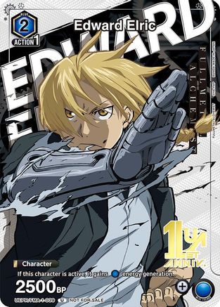 Image of Edward Elric (039) (UEPR/FMA-1-039) - Union Arena Promotion Cards Foil