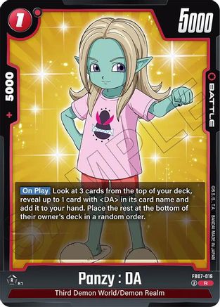 Image of Panzy : DA (FB07-016) - Wish For Shenron Holofoil
