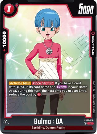 Image of Bulma : DA (FB07-018) - Wish For Shenron