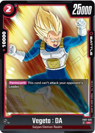 Image of Vegeta : DA - FB07-020 (FB07-020) - Wish For Shenron