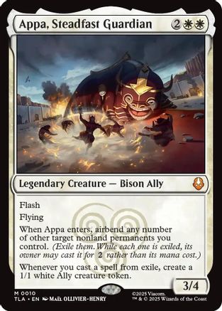 Image of Appa, Steadfast Guardian (TLA-010) - Avatar: The Last Airbender