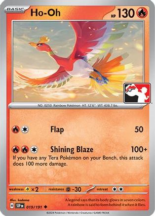 Image of Ho-Oh 019  Prize Pack Series Cards - Uncommon