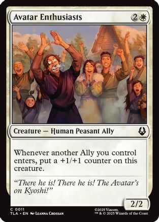 Image of Avatar Enthusiasts (TLA-011) - Avatar: The Last Airbender Foil
