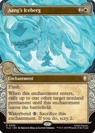 Image of Aang's Iceberg (Showcase) (TLA-336) - Avatar: The Last Airbender Foil