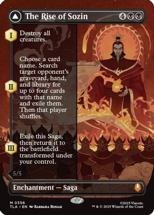 Image of The Rise of Sozin (Borderless) (TLA-356) - Avatar: The Last Airbender