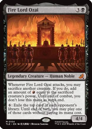 Image of Fire Lord Ozai (TLE-104) - Avatar: The Last Airbender: Eternal-Legal