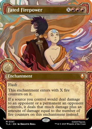 Image of Fated Firepower (Showcase) (TLA-341) - Avatar: The Last Airbender