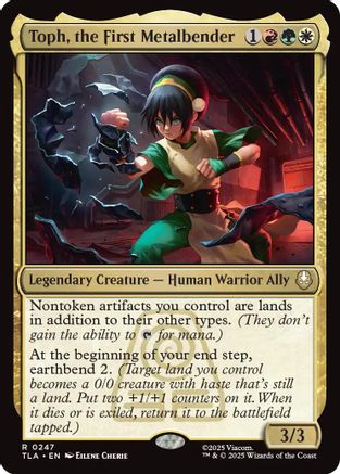 Image of Toph, the First Metalbender (TLA-247) - Avatar: The Last Airbender Foil