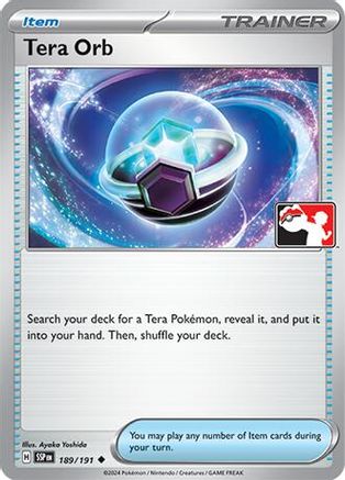 Image of Tera Orb 189  - Holofoil Prize Pack Series Cards - Uncommon