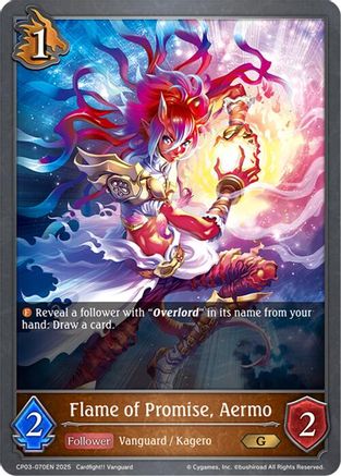 Image of Flame of Promise, Aermo (CP03-070EN) - CP03 Cardfight Vanguard