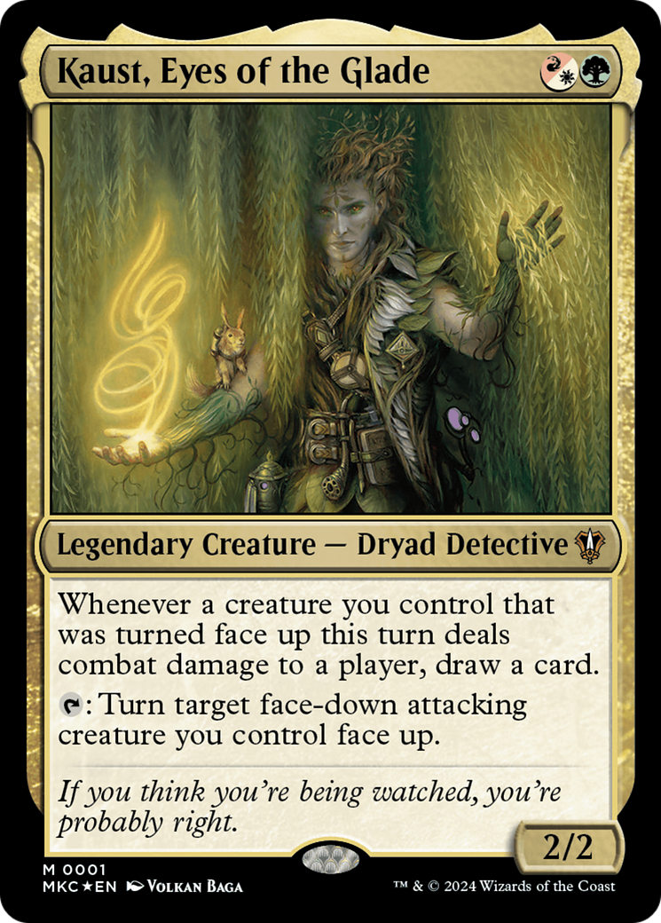 Image of Kaust, Eyes of the Glade (MKC-001) - Murders at Karlov Manor Commander Foil