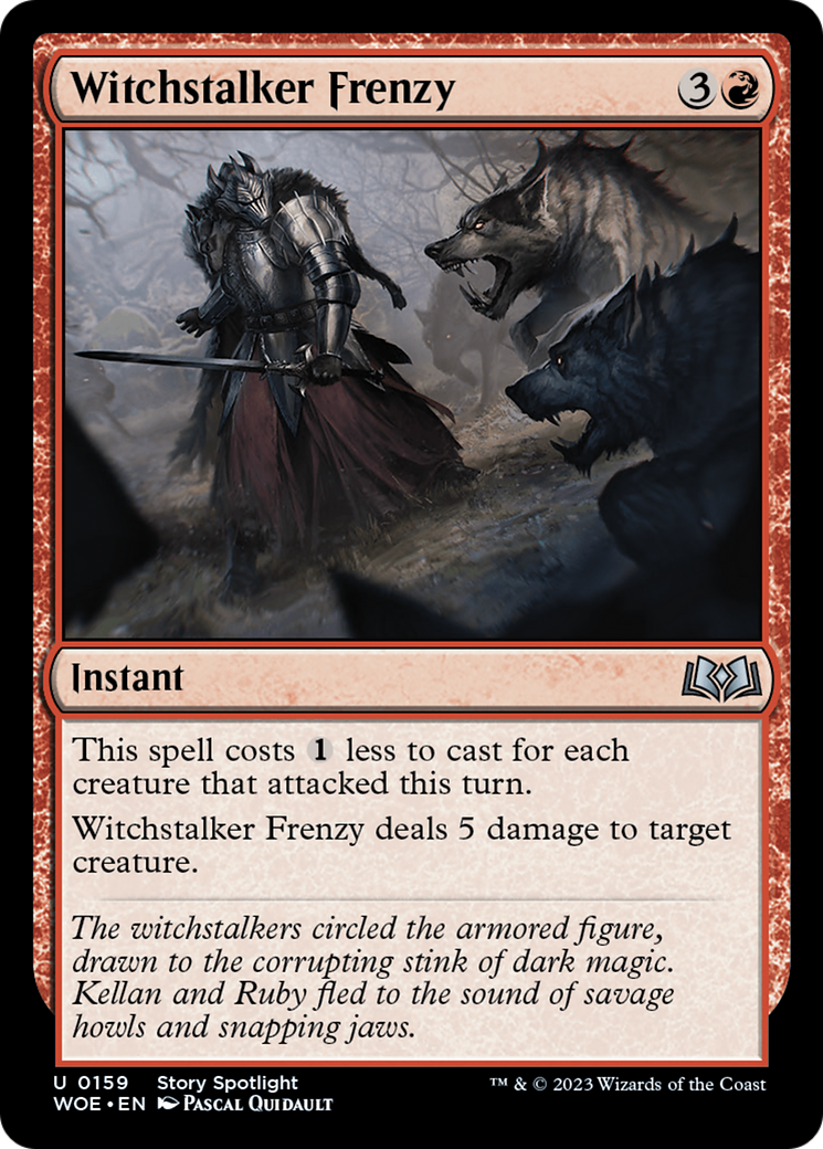 Image of Witchstalker Frenzy (WOE-159) - Wilds of Eldraine
