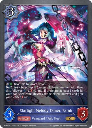 Image of Starlight Melody Tamer, Farah - P33EN (Foil) (CP03-P33EN) - CP03 Cardfight Vanguard