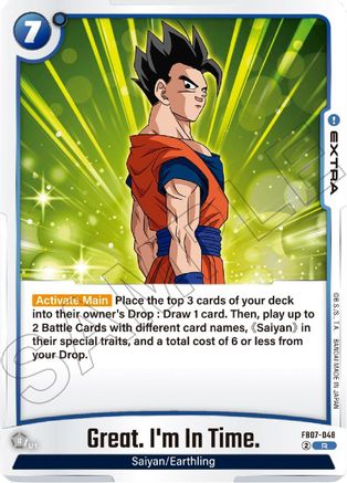 Image of Great. I'm In Time. (FB07-048) - Wish For Shenron Holofoil